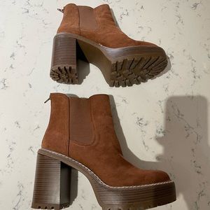 Madden girl platform booties